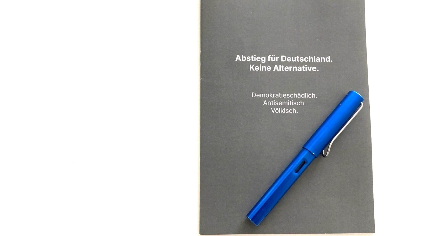 Panik-AfD schickt Baumann zur CDU.